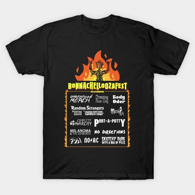 ALL the Festivals T-Shirt by graffd02